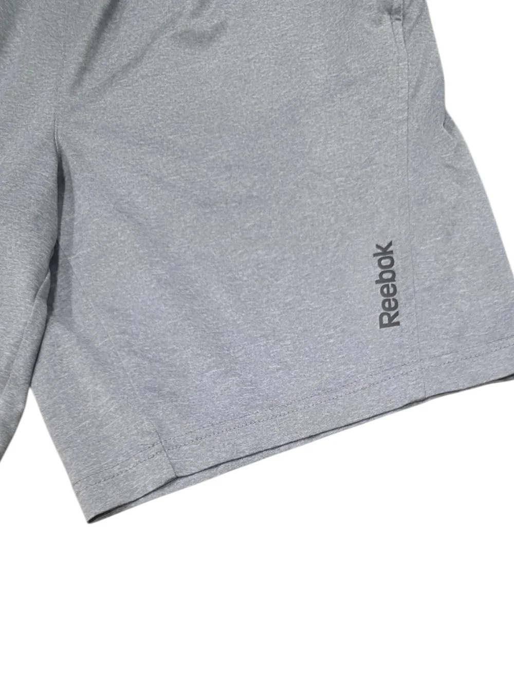 Reebok Light Gray Athletic Training Shorts S